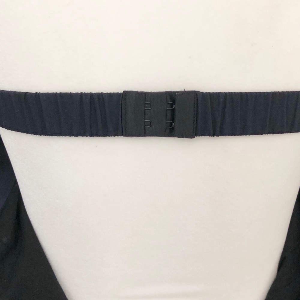 J. Crew Navy Blue Strapless Eyelet Sheath … - Picture 6 of 7